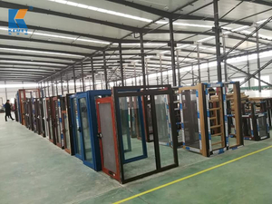 Modern Design Powder Coated Aluminum Franch Door para sa Ghana Market